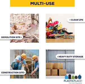Wholesale Side Gusset PE Roll Garbage Bag Rubbish Bin Liner with Gravure Printing Work Home <b>Packing</b> Product - Product Image 6