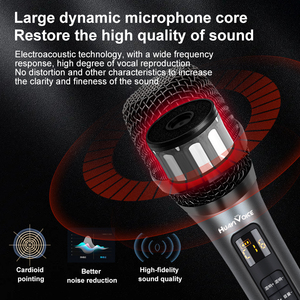 Micrófono de tarjeta de sonido Huayi Voice H20 de nuevo diseño, micrófono con efectos de tarjeta de sonido con reducción de ruido y reverberación. - Product Image 3