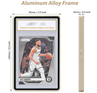 Estuche Protector Magnético de Aleación de Aluminio para Tarjetas Graduadas con Logotipo Personalizado, Funda Metálica Protectora para Tarjetas CGC de 35PT/130PT