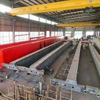 Pont roulant électromagnétique de type QC 16T, système motorisé contrôlé par PLC, portée 19,5 m, 18 m, pour atelier de construction, 93,5 kW