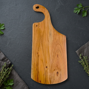 Tabla de Cortar Rectangular de Madera de Acacia, 2.0 cm de Grosor, Resistente, de Grado Alimenticio, Antideslizante, Ecológica, Antibacteriana, Apta para Lavavajillas - Product Image 1