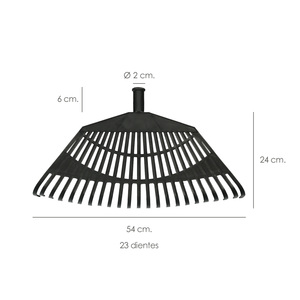 Rastrello Trapezoidale in Plastica con 23 Denti - Product Image 2