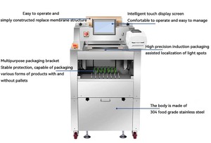 Máquina Semiautomática Eléctrica para Envolver y Empacar con Film Transparente para Vegetales, Alimentos y Carne - Product Image 2