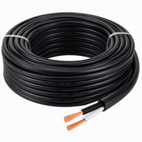Cable de Distribución de Energía Industrial con Conductor de Cobre Desnudo Trenzado y Aislamiento de PVC, 2 Hilos, 2x0.75, 2x1.5, 2x2.5, 2x4.0, 2x6.0