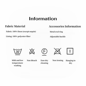 Abito estivo in lino con ricami di paillettes "Galaxy Trace" - Product Image 6