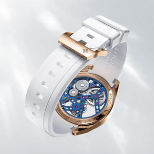 Montre Tourbillon Originale AGELOCER avec Bracelets en Caoutchouc de 22 mm - Product Image 6