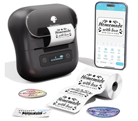 Phomemo M220 Label Maker Impresora de código de barras de 3,14 pulgadas Máquina portátil para hacer pegatinas para recibos, direcciones, etiquetado, correo