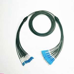 LSZH materiale campo armatura modalità singola 12 nucleo in fibra ottica cavo trazione trazione LC/SC/FC/ST - Product Image 4