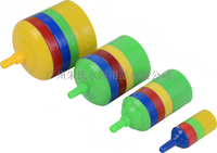 Mini diffuseur d'air en plastique détachable pour aquarium, 15-45 mm, diffuseur de bulles coloré DIY pour oxygénation de l'aquarium