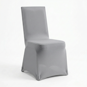 Funda de Silla Moderna Ecológica Lavable a Máquina, Antiarrugas, de Spandex Negro, Ajustable y Elástica, con Frente Arqueado, para Sillas de Banquete - Product Image 1