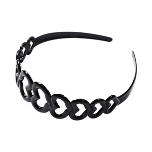 Serre-tête noir ondulé tendance pour femmes coréennes, accessoire de coiffure simple pour <span class=keywords><strong>mariage</strong></span>, peint par pulvérisation, pour le lavage du visage et le maquillage - Product Image 5