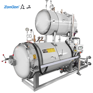 Các Loại Của Thương Mại Vặn Lại Nồi Hấp Vặn Lại Cho Thực Phẩm Khử Trùng - Product Image 5