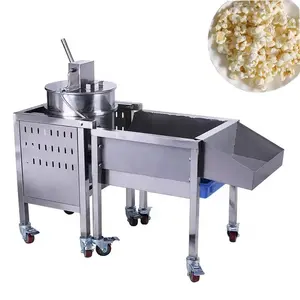 Factory Price Ce Approved 8oz Industrial Popcorn Maker Electric Commercial Popcorn Vending Machine With Cart