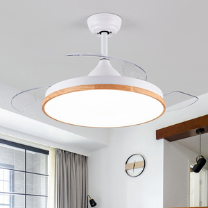 Invisible <b>Ceiling</b> <b>Fan</b> Light Integrated Smart Inverter LED <b>Fan</b> Light For Living Room Bedroom 10-15 Sqm - Product Image 3