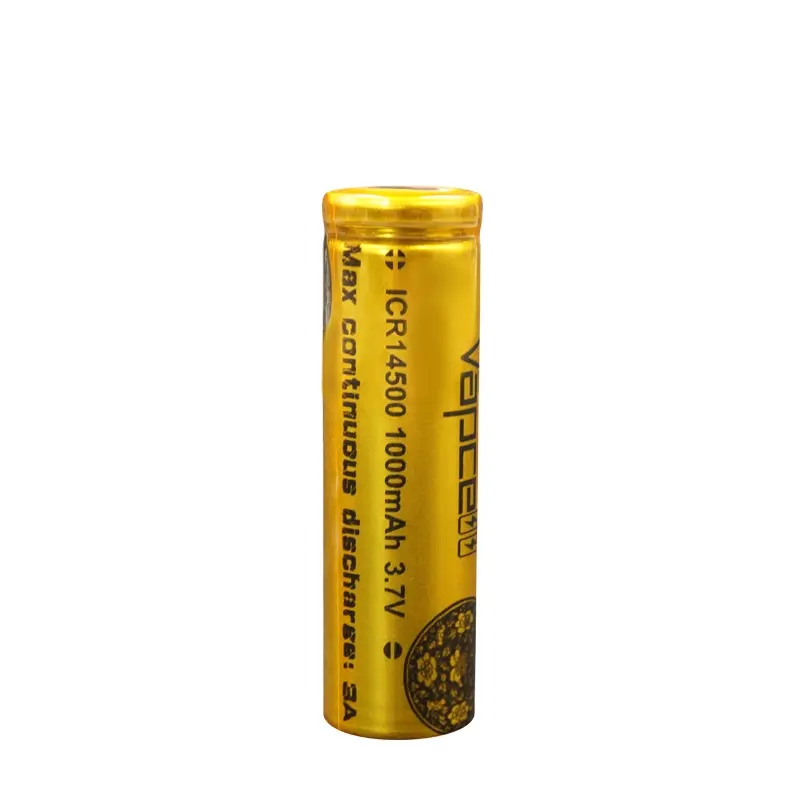 Rechargeable Battery Vapcell ICR 14500 1000Mah Lithium-ion Battery 14500 For Lithium Battery Pack