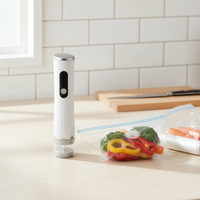 Machine de mise sous vide pour l'emballage alimentaire, batterie rechargeable, portable, pour un usage quotidien, cuisine, maison, câble de charge USB-C