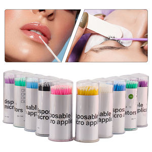 100 pièces par seau-<span class=keywords><strong>Coton</strong></span>-<span class=keywords><strong>tige</strong></span> en forme de chou-fleur, tiges de nettoyage pour faux cils, cotons de nettoyage de <span class=keywords><strong>maquillage</strong></span> - Product Image 1