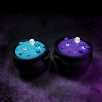 Stock usine : Bouton crâne cruche de sorcière imprimé en 3D, clicker de décompression, pour cadeau d'Halloween, jouets, décoration, pendentif
