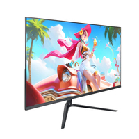 Moniteur d'ordinateur LED FHD VA IPS 23,8/27 pouces, vente en gros d'usine OEM, 75Hz 1080P /VGA, temps de réponse de 5 ms, garantie d'un an, support VESA