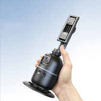 Support de téléphone de bureau avec suivi facial IA pour diffusion en direct, stabilisateur de téléphone portable de table avec connecteur 1/4