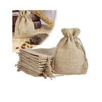 Sac en jute écologique personnalisé avec logo imprimé, idéal pour le café, les cadeaux de Noël, avec cordon de serrage en coton marron, taille personnalisée, impression numérique