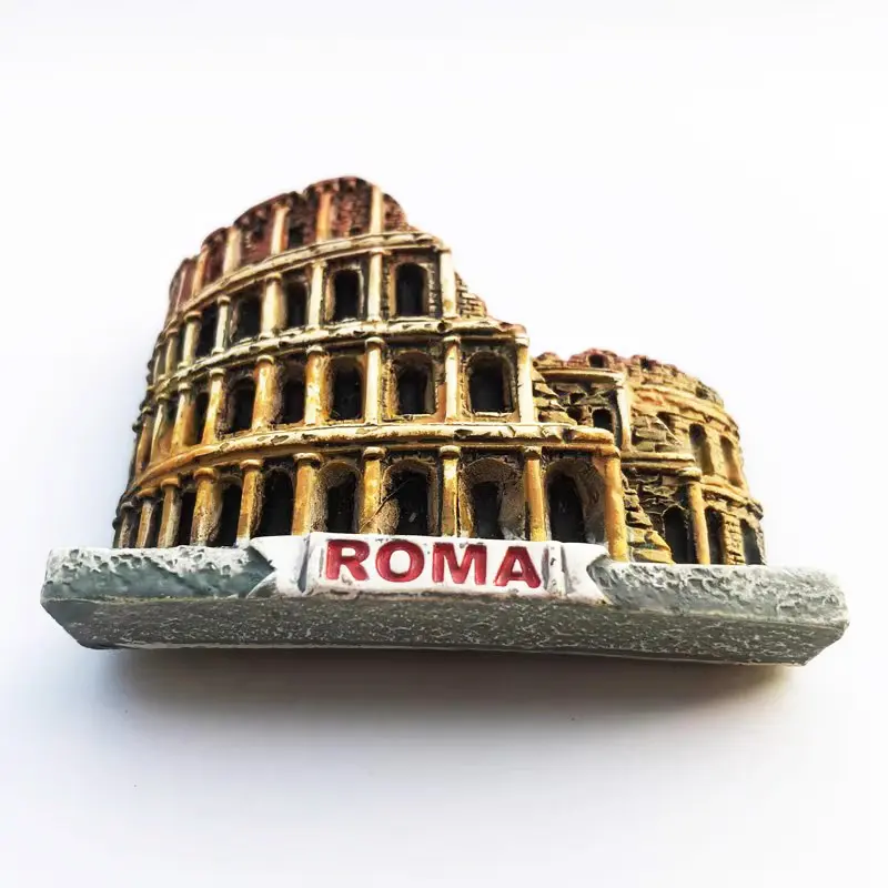 Kunden spezifische Rom Verona Landmark Reise Kühlschrank Magnet Italien Paddler Venedig Souvenir Europäische Stadt 3D Kühlschrank Magnet Geschenk