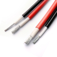 Für zugelassene industrielle PV-Solarkabel PV1-F 4mm² 6mm² DC 1kV verzinntes Kupfer XLPE-isoliert Rot/Schwarz Photovoltaik-Kabel Solar