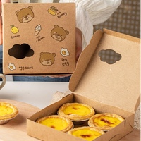 Vente en gros OEM Carton écologique personnalisé à emporter Sushi Boulangerie Donut Pâtisserie Gâteau Biscuit Pain Boîtes d'emballage