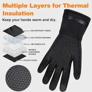 Dr. Caldo 7.4V batteria ricaricabile guanti da moto riscaldati elettrici Touch Screen guanti da sci - Product Image 5