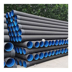 Tubería de HDPE SN8 SN10 SN12.5 para Alcantarillado Subterráneo, Tubería Krah - Product Image 1