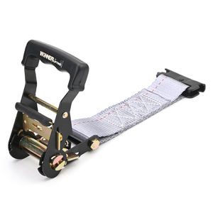 Sangles de fixation de cargaison personnalisées en gros, sangle de fixation en polyester 50 mm, sangles à cliquet E Track - Product Image 3