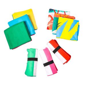 Serviette de plage turque en microfibre personnalisée par sublimation et personnalisée avec poche zippée - Product Image 3