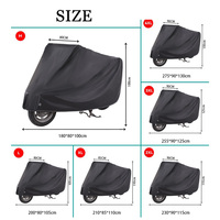 Housse de moto imperméable, respirante, anti-poussière et anti-UV