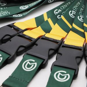 Custom Logo <b>Polyester</b> Detachable Keychain <b>Lanyard</b> Strap University Alumni Souvenir <b>Lanyard</b> - Product Image 3