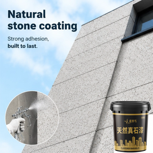 Pintura de Piedra Natural Blue Kingfisher con Tono Tierra <span class=keywords><strong>para</strong></span> Exteriores de Casas en Climas Desérticos - Product Image 1