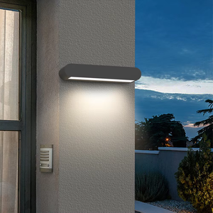 Luminaria Moderna para Jardín, Hotel, Villa, Aplique Lineal, IP65 Impermeable, Aluminio, Lámpara LED de Pared Larga para Exteriores - Product Image 2
