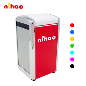 Dispenser per Tovaglioli in Latta NIHAO, Porta Tovaglioli in Acciaio <span class=keywords><strong>Inox</strong></span> Personalizzato, Dispenser per Fazzoletti in Latta da 0,30mm - Product Image 1