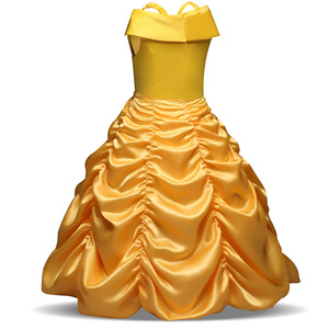 クリスマスパーティードレス新作プリンセスベルドレス美女と野獣女の子プリンセスドレスステージパフォーマンスコスプレ衣装 - Product Image 3