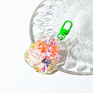 CNAWO オリジナル デザイン カスタム プリント エポキシ樹脂 アクリル キーホルダー / カスタム プリント エポキシ樹脂 アクリル チャーム - Product Image 3