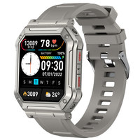 Reloj Inteligente Deportivo Unisex con Correa de Silicona, Resistente al Agua, Monitoreo de Salud, Sueño y Actividad Física