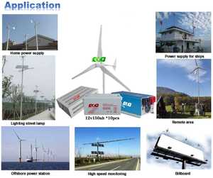 แบตเตอรี่ตะกั่วกรด 48V กำลังไฟ 1KW 2KW 3KW ระบบพลังงานไฮบริดพลังงานลมและพลังงานแสงอาทิตย์สำหรับบ้าน ยอดขายดี ESG - Product Image 4