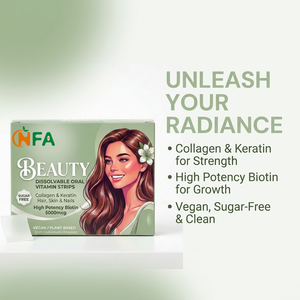 Tiras de Vitaminas Orales Disolubles Personalizadas con Biotina y Colágeno, Favorecen el Crecimiento del Cabello, Uñas y Piel, Suplemento Vitamínico Compuesto - Product Image 2