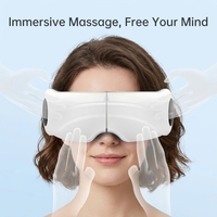 Masseur oculaire intelligent avec compresse chaude, 3 modes de massage, soulage la fatigue oculaire, appareil de massage rechargeable pour les yeux