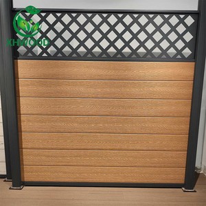 Recinzione da Giardino in Composito WPC per Esterni, Stile Legno-Plastica - Product Image 1