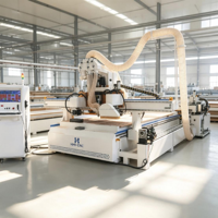 Centre d'usinage CNC pour le bois 3 axes 1325 avec routeur ATC 12 outils pour la fabrication de portes d'armoires