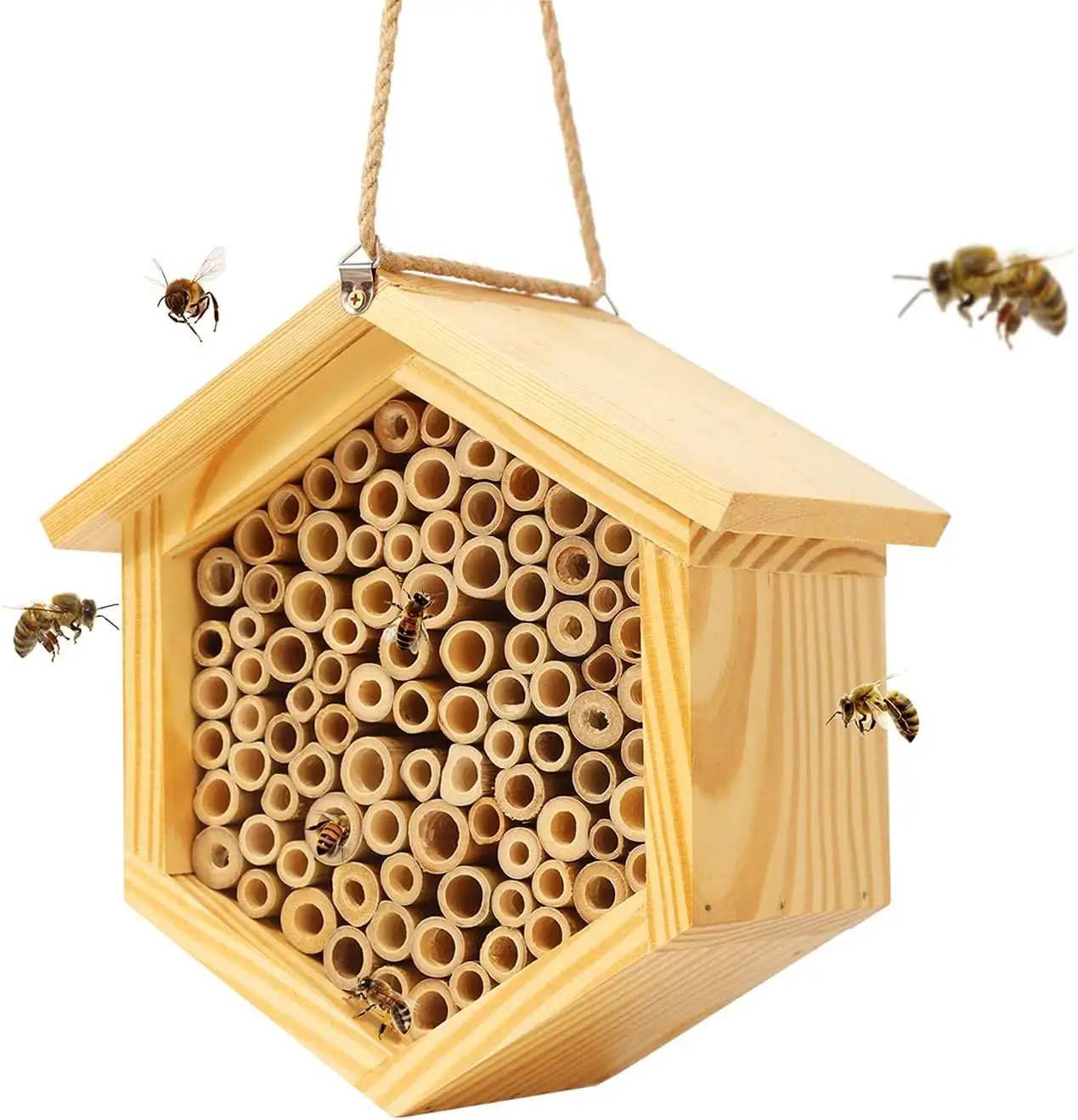 Домашний декор для домашних животных, все виды высококачественных деревянных модных пчелиных ниток, твердых пчелиных домов, ветрозащитные, на заказ