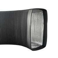 Conduit en aluminium Conduit flexible de ventilation de cuisine Conduit flexible rectangulaire en aluminium