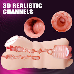 Nouvelle Coupe Masturbatrice 3-en-1 pour Homme, Jouet Sexuel Réaliste Vagin pour Hommes, Masseur Sexuel pour Hommes, Jouets Sexuels en <span class=keywords><strong>Latex</strong></span> pour Adultes - Product Image 4