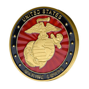 Moneda Conmemorativa de Metal con Emblema de Patrón Rojo, Moneda de Recuerdo con Temática de <span class=keywords><strong>Creed</strong></span>, Moneda Coleccionable de Espíritu de Equipo - Product Image 2