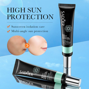 Apprêt de base de maquillage haute protection solaire SADOER de marque privée <span class=keywords><strong>pour</strong></span> le visage et le corps correcteur avec écran solaire Spf 30 - Product Image 4